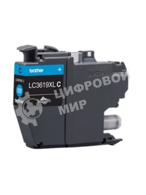 Картридж Brother струйный LC3619XLC голубой повышенной емкости 1500 стр. для MFC-J3530DW, MFC-J3930DW