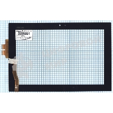 Сенсорное стекло (тачскрин) для Asus Padfone A66 station, черное