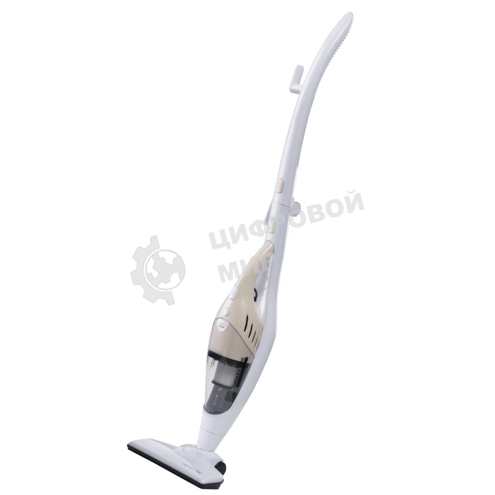 Пылесос вертикальный Galaxy GL 6225 белый, питание от сети, 150 Вт, уборка сухая, пылесборник 0.8 л