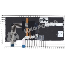 Клавиатура для ноутбука Lenovo Yoga S3-14, Yoga 460, черная с подсветкой