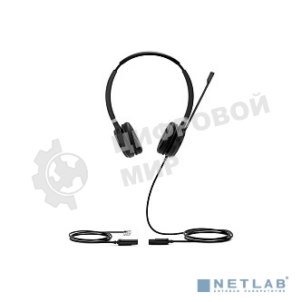 Гарнитура проводная YEALINK YHS36 Dual Дуо, Проводная, HD звук, QD, RJ9, шт