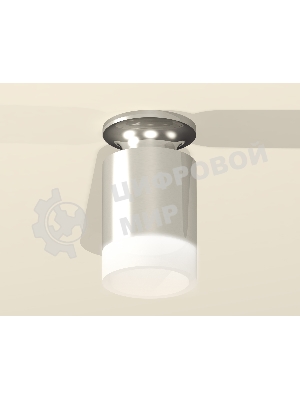 Светильник Ambrella Light XS6305044 PSL/FR серебро полированное/белый матовый MR16 GU5.3 (N6903, C6305, N6248)