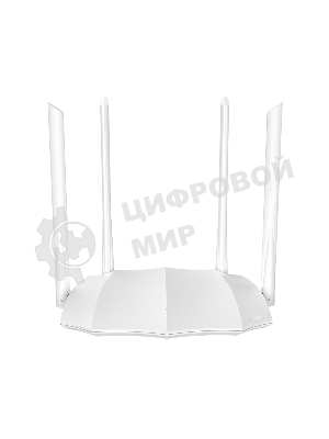 Маршрутизатор Tenda AC5 1200Mbps 11AC wave2Router, MU-MIMO,1Ghz CPU，4X5dbi Antennas, 1X100Mbps WAN, 3x100Mbps LAN,WiFi On/Off Switch,Universal Rep