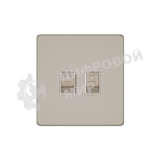 Systeme Electric Systeme Infinity Песчаный берег Розетка информационная RJ-45 кат.5e 2-я
