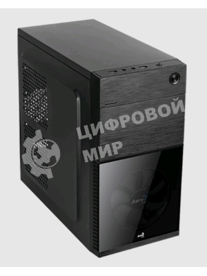 Компьютерный корпус Aerocool/Formula Cs-105, mATX, без БП, 187x361x355мм (ШxГxВ), USB 3.0 x1, USB 2.0 x1, металл 0,5мм, 120-мм вентилятор в комплекте, черный