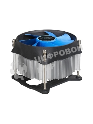 Кулер для процессора DEEPCOOL THETA 31 PWM черный/синий, 92 мм, алюминий/медь, 2400 об/мин, 32.5 дБ, 4 pin, 95 Вт, 60 мм