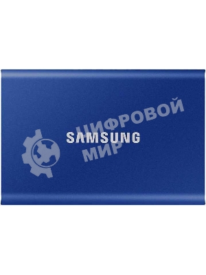 Внешний SSD Samsung T7, 2TB, USB 3.2 Gen 2 Type-C, R/W 1050/1000, синий