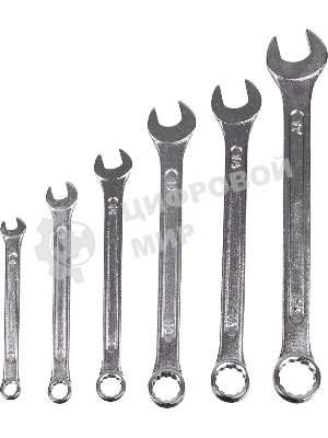 Набор комбинированных ключей 6 шт. 6 - 17
