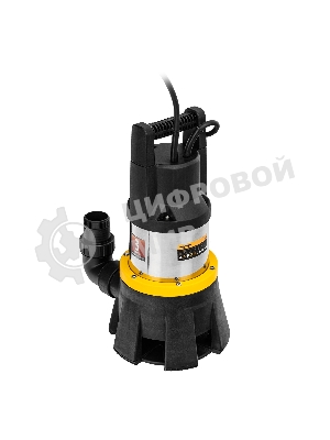 Дренажный насос Denzel DP1400X, 1400 Вт, подъем 11 м, 25000 л/ч