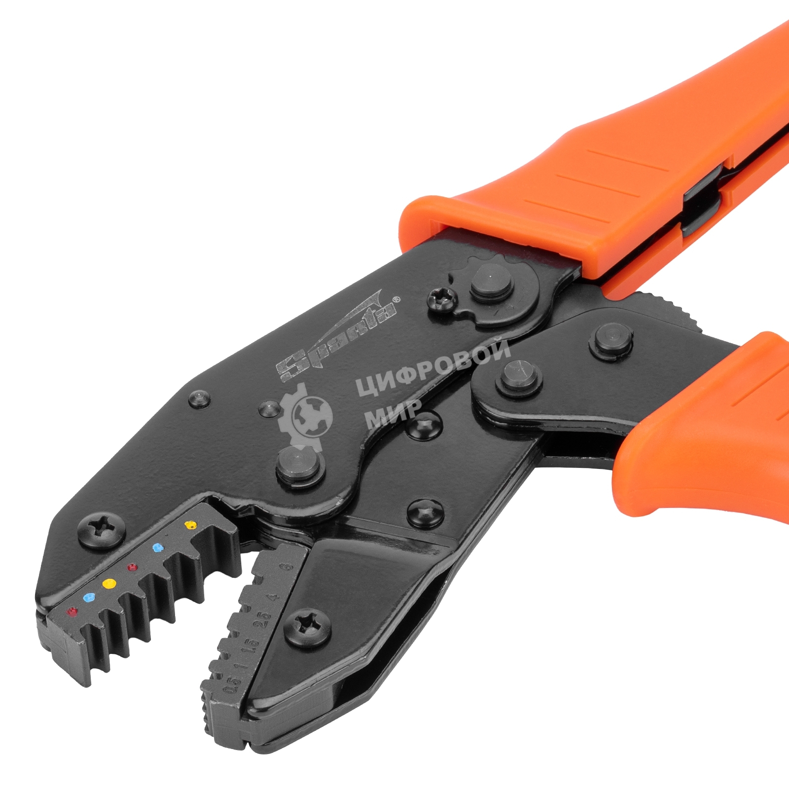 Клещи Sparta 0.5–6мм для обжима электрокабеля