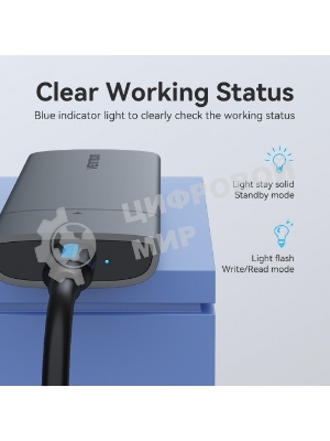 Корпус для SSD Vention USB 3.1 Gen 2-C M.2 NVMe Серый