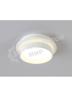 Светильник Ambrella light TN5383 SWH/FR белый песок/белый матовый GX53 IP44 D105*40