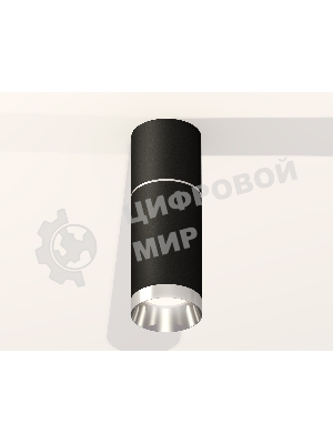 Светильник Ambrella Light XS6323060 SBK/PSL черный песок/серебро полированное MR16 GU5.3 (C6302, A2060, C6323, N6132)