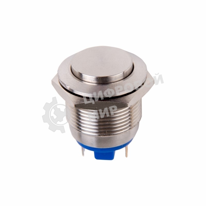 Кнопка антивандальная Rexant Ø19 Б/Фикс (2с) (ON)-OFF выпуклая