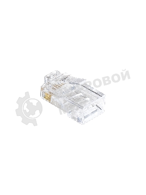 Коннектор RJ-45 ExeGate EX283691RUS Кат.6 (8P8C) под одножильный кабель (100 шт)