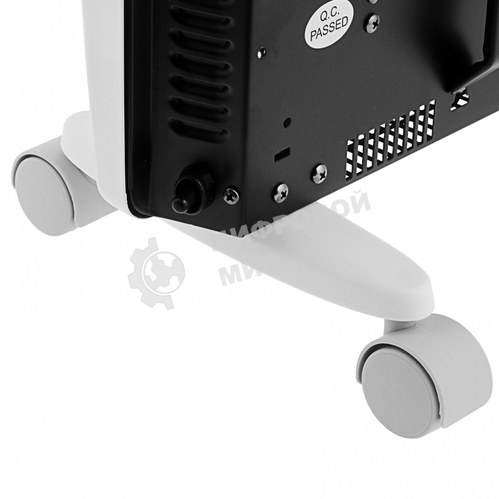 Конвектор электрический гибридный Denzel HybridX-2000 белый, 2000 Вт, 30 м2, термостат, дисплей