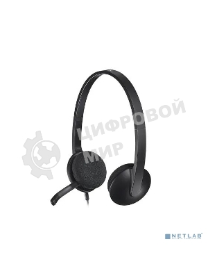 Гарнитура Logitech H340 чёрный, проводная, USB