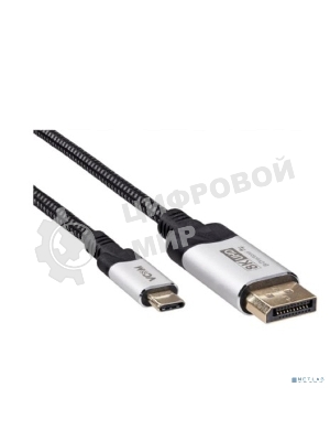 Кабель-адаптер DP A(m) <-->USB 3.1 Type-Cm,bi-direct, 8K@60Hz, 1,5 м, VCOM <CU422VB-1.8>