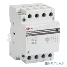 Контактор модульный EKF km-3-16-40 КМ 16А 4NO (3 мод.) PROxima
