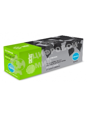 Картридж лазерный Cactus CS-CB540A черный (2200 стр.) для HP Color LaserJet CP1215/1515/CM1312