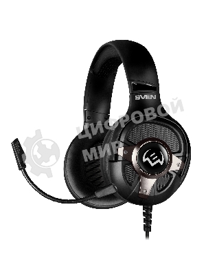 Гарнитура Sven AP-U1100MV чёрный, проводная, USB, подсветка