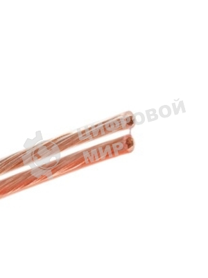 Акустический кабель Cablexpert CC-TC2x0,75-20M, прозрачный, 20 м, бухта