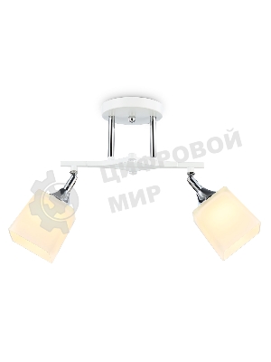 Светильник Ambrella light TR303062/2 WH/CH/FR белый/хром/белый матовый E27/2 max 40W 560*145*260