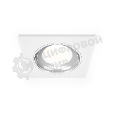 Комплект встраиваемого светильника Ambrella light XC7631061 SWH/PSL белый песок/серебро полированное MR16 GU5.3 (C7631, N7022)