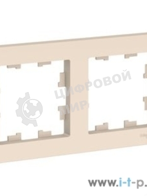 Рамка 2-м AtlasDesign универс. беж. SchE ATN000202