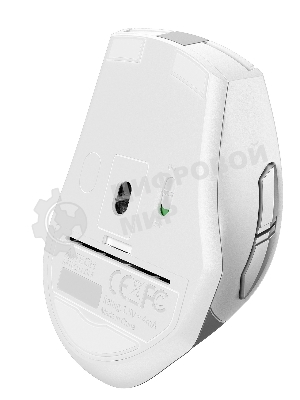 Мышь беспроводная A4Tech Fstyler FG35 серебристый/белый, 2000 dpi, радиоканал, USB, кнопки - 6