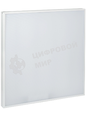 Светильник светодиодный IEK LDVO0-6576-50-4000-K01 ДВО 6576 595х595х25мм 50Вт 4000К опал аналог люм.свет. 4х18 накладных или в потолок Армстронг