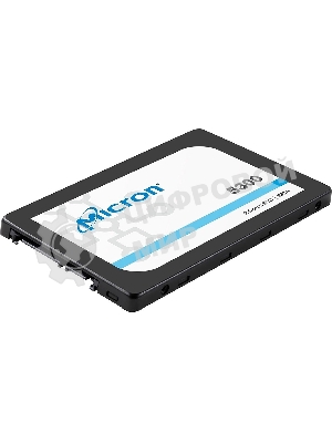 Накопитель SSD Crucial Micron 5300 PRO, 7680Gb, SATA III, R/W 540/520