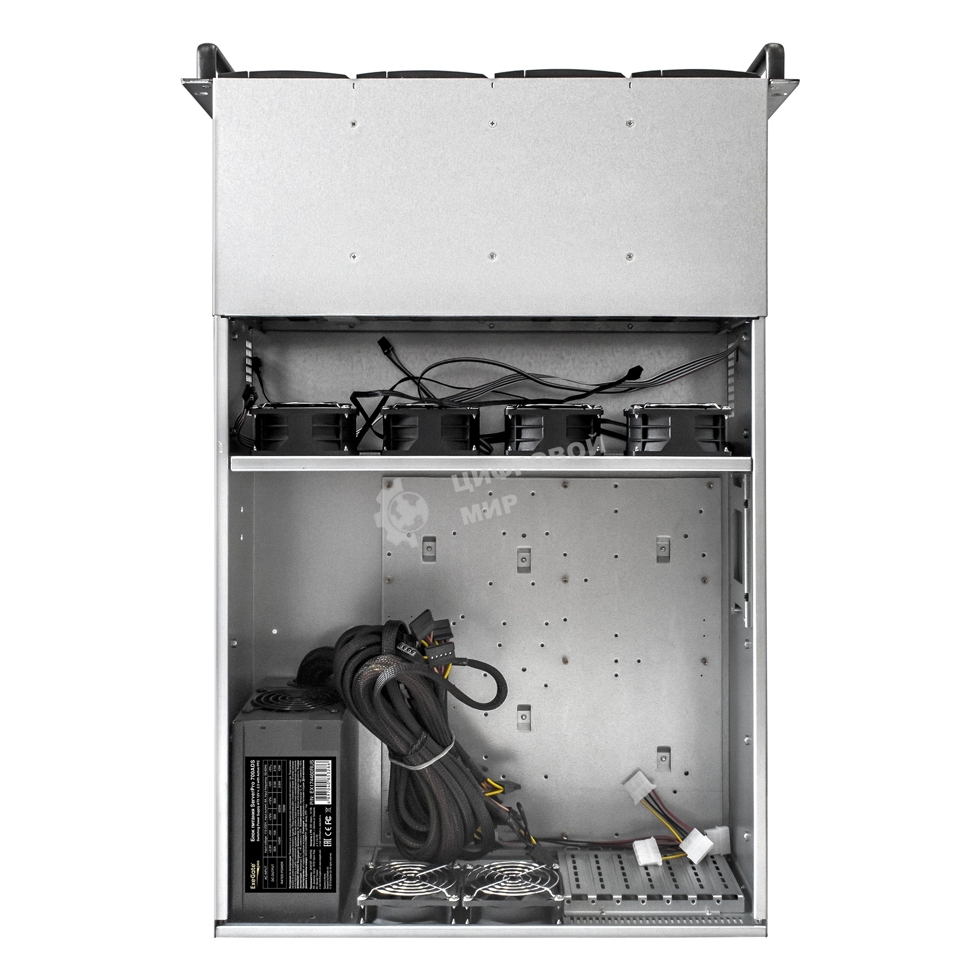 Серверный корпус ExeGate EX293581RUS Pro 4U660-HS24 (RM 19