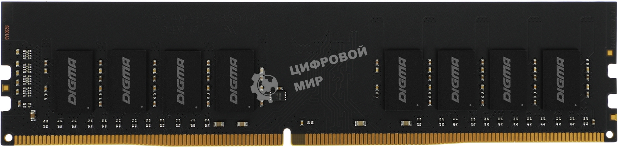 Оперативная память Digma, DDR4, 16GB (1x16GB), 2666MHz, CL19, DIMM
