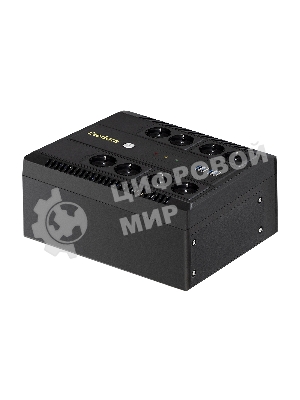 Источник бесперебойного питания ExeGate NEO NNB-1000.LED.AVR.8SH.CH 1000VA/650W, LED, AVR, 8*Schuko, 4*USB-порта для зарядки, черный