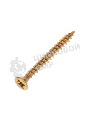 Саморез универсальный Kranz 4х35 желтый цинк, пакет (800 шт/уп)