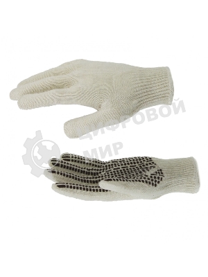 Перчатки трикотажные Сибртех, рисунок ПВХ гель 
