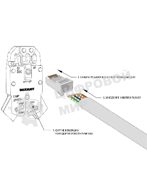 Джек комп. Rexant 8P-8C cat.5е
