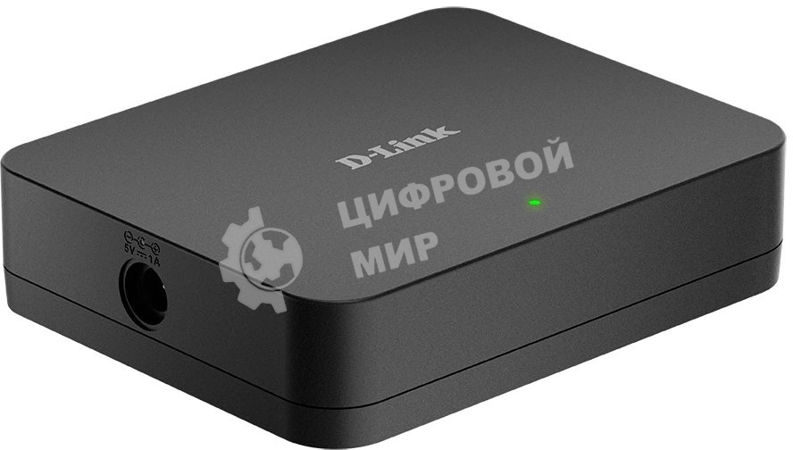 Коммутатор D-Link DGS-1005A Unmanaged Switch 5x1000Base-T, plastic case