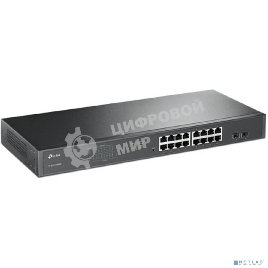 Коммутатор 16-port Gigabit PoE Easy Smart switch, 802.3af on ports 1-16, PoE budget 192 watts, desktop and rack-mountable