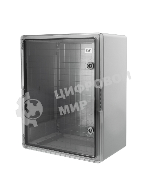 Корпус пластиковый ЩМПп Rexant с прозрачной дверцей и монтажной панелью 500х400х240мм, АБС, УХЛ1, IP65