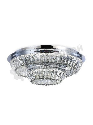 Светильник Ambrella light TR5029 CH/CL хром/прозрачный 3000K/4200K/6400K 81W D600*207 (Без ПДУ)