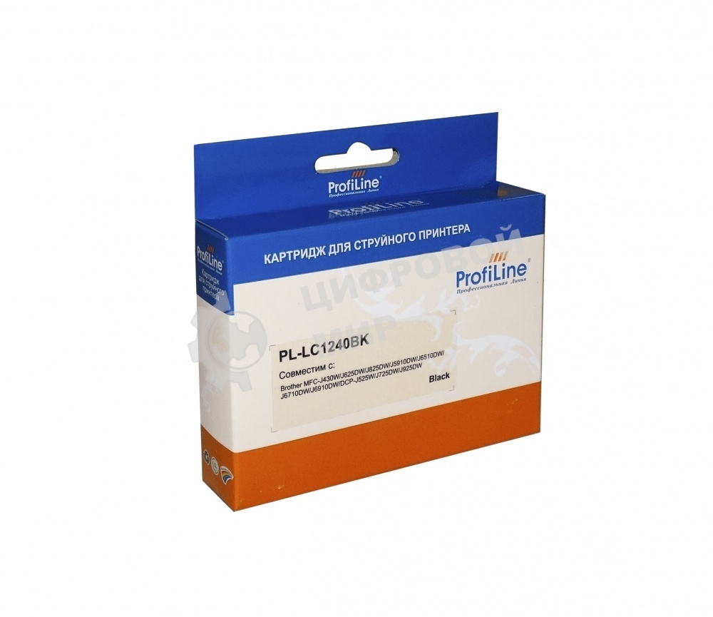 Картридж струйный для принтеров Brother PL-LC1240BK MFC-J6510DW/6710DW/6910DW/DJ525 Black водн ProfiLine