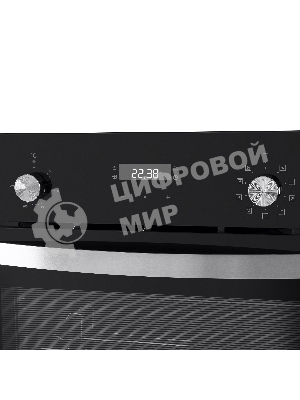 Духовой шкаф электрический Maunfeld EOEM.589B черный/серебристый, встраиваемый