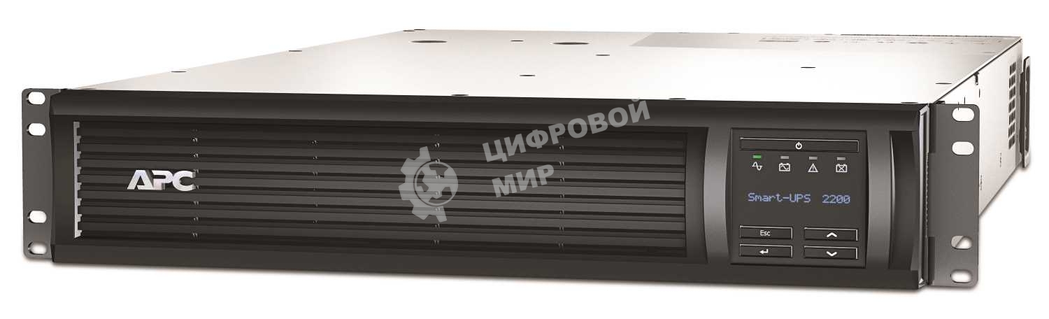 Источник бесперебойного питания APC Smart-UPS SMT2200RMI2UNC 1980Вт 2200ВА черный