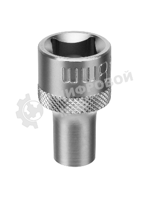 Головка торцевая, 8 мм, 12-гранная, CrV, под квадрат 1/2