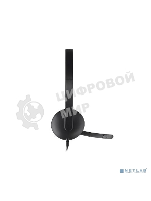 Гарнитура Logitech H340 чёрный, проводная, USB