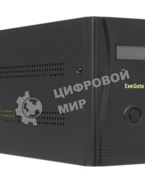 Источник бесперебойного питания ExeGate EX292633RUS SpecialPro Smart LLB-2200.LCD.AVR.1SH.2C13.RJ.USB 2200VA/1300W,LCD,AVR,1*Schuko+2*C13,RJ45/11,USB, металлический корпус, черный
