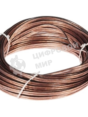 Акустический кабель Cablexpert CC-TC2x1,0-10M, прозрачный, 10 м, бухта