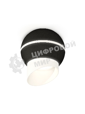 Светильник Ambrella Light XS1102043 SBK/FR черный песок/белый матовый MR16 GU5.3 LED 3W 4200K (C1102, N7175)
